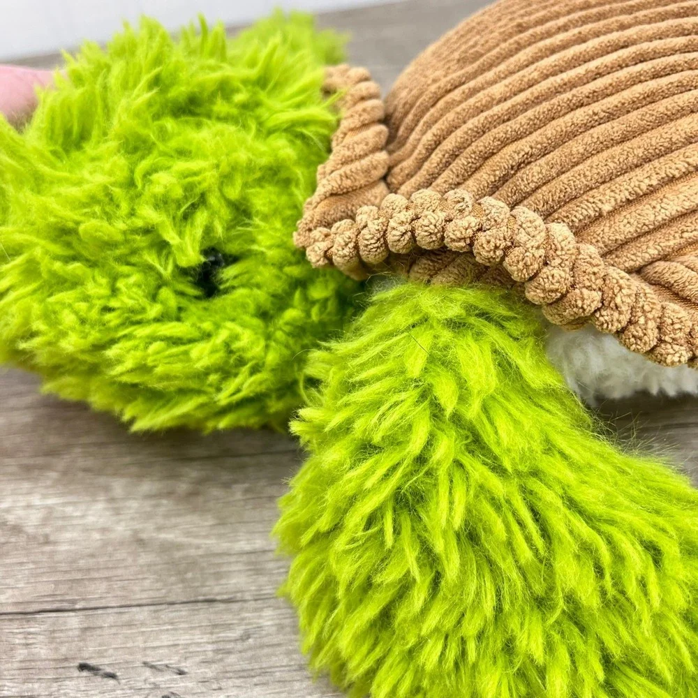 Turtle Plush, Stuffed‎ Animal, Plush Toy, Fiesta Scruffy, 13 Inches, Green/Brown